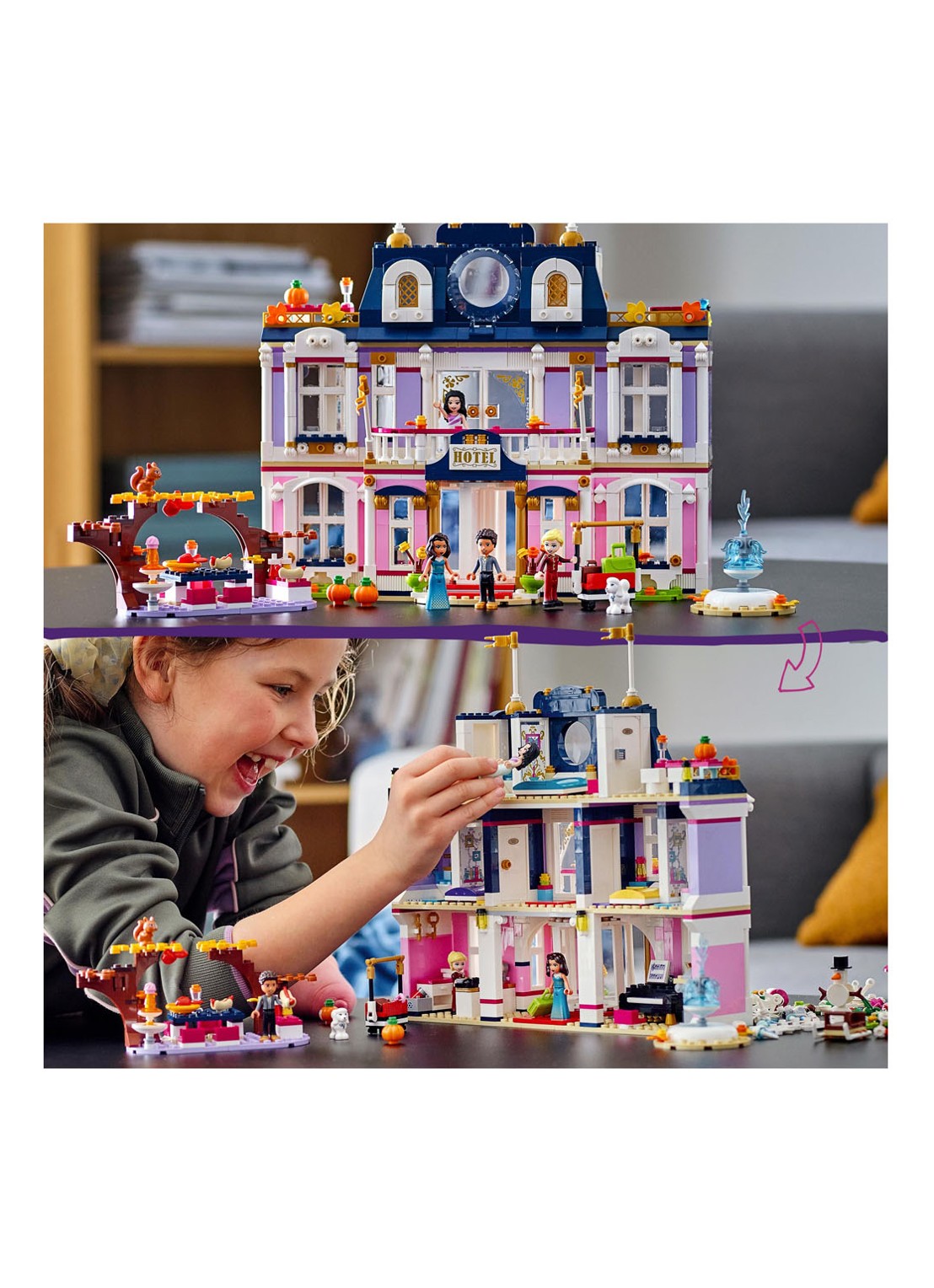 LEGO Heartlake City Grand Hotel Set - 41684 - detail 4 multicolor