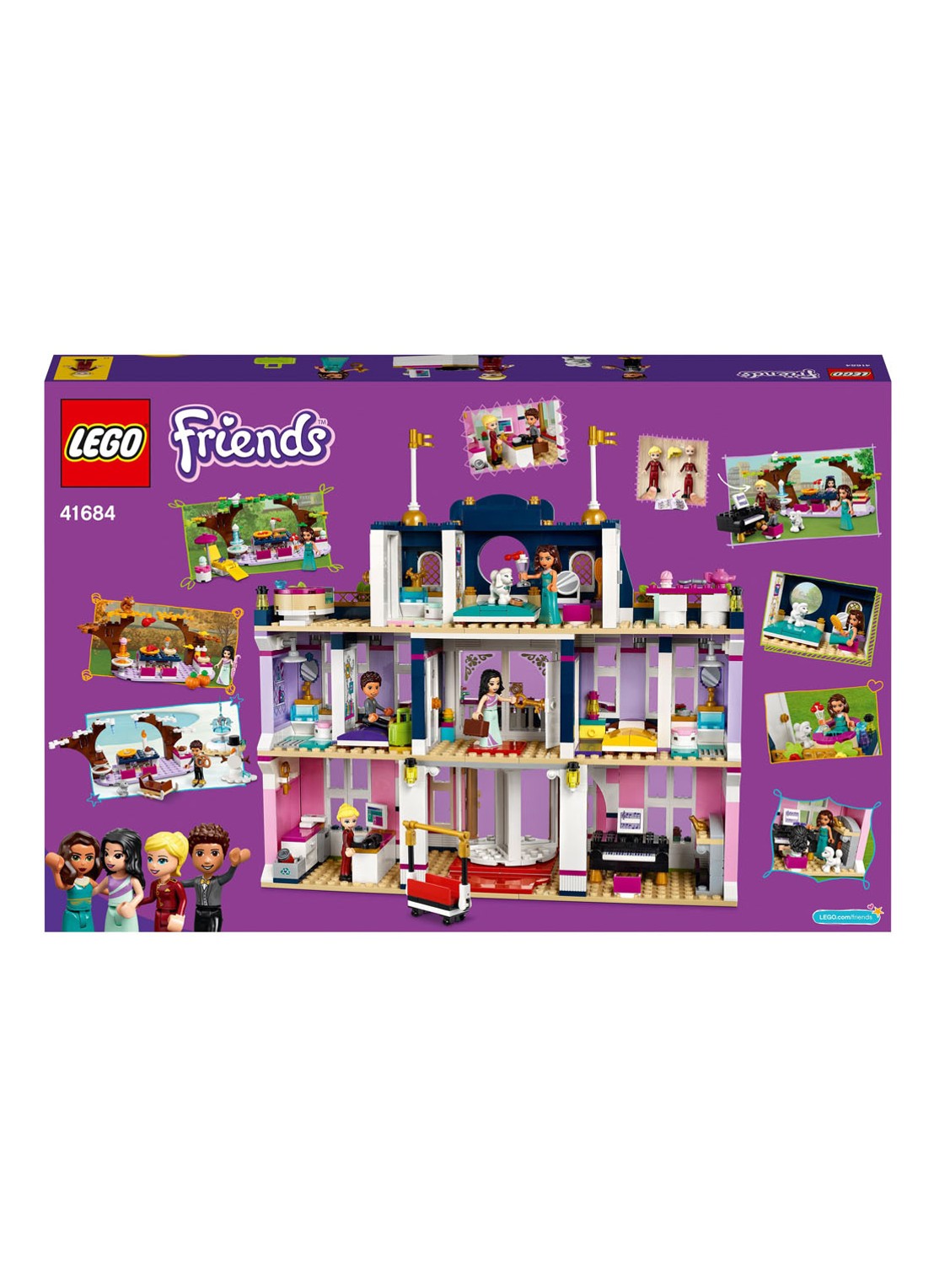 LEGO Heartlake City Grand Hotel Set - 41684 - detail 5 multicolor