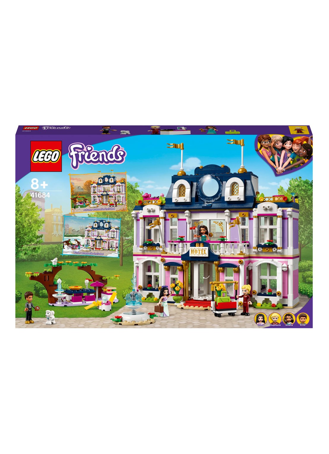 LEGO Heartlake City Grand Hotel Set - 41684 - voorkant 6 multicolor