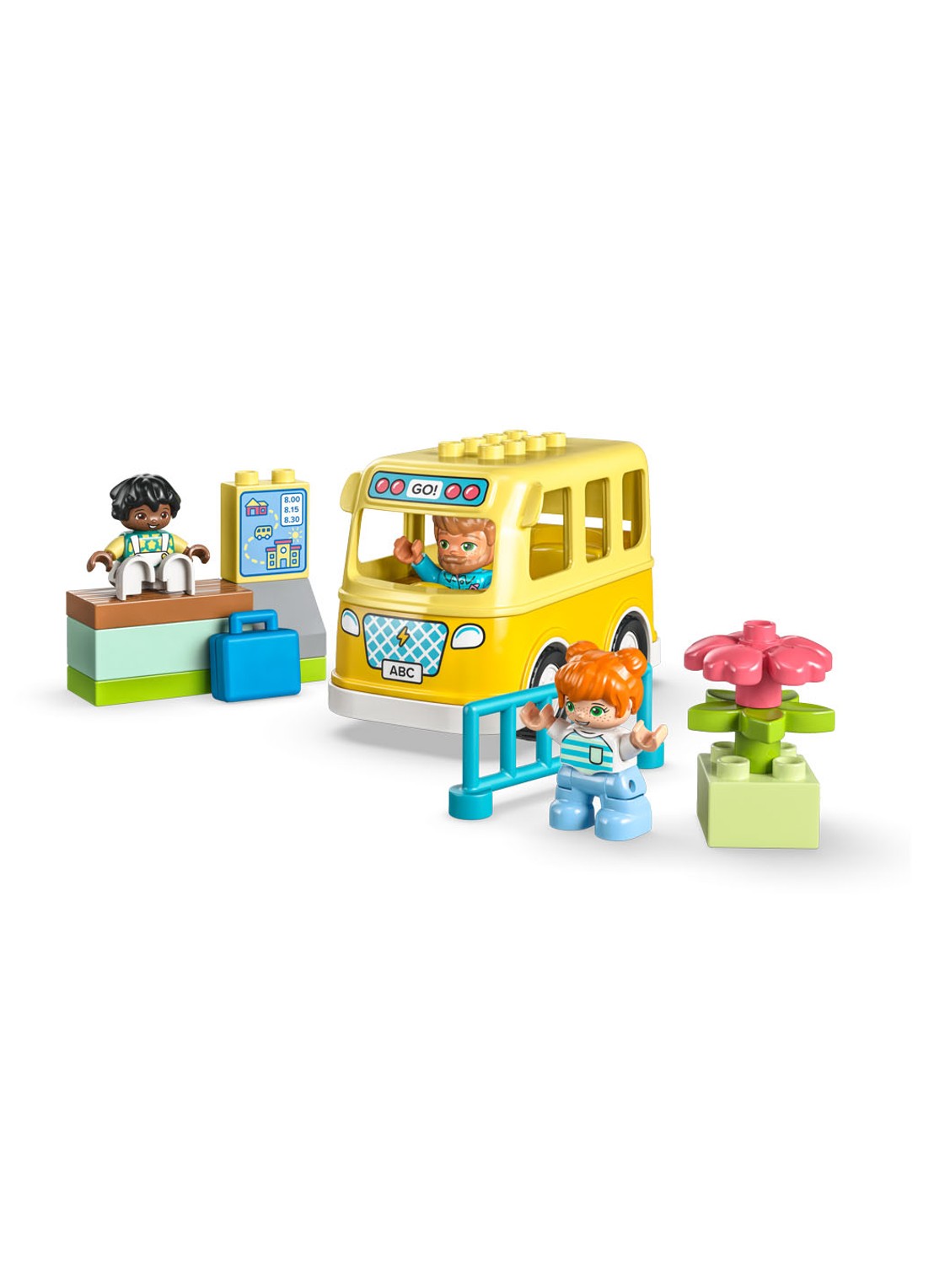 LEGO Het busritje - bouwset 10988 - achterkant multicolor
