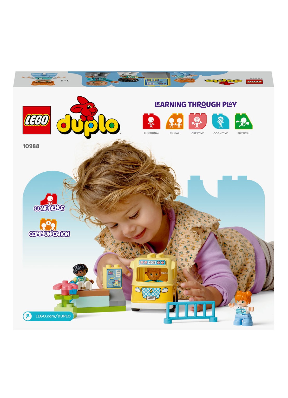 LEGO Het busritje - bouwset 10988 - voorkant 4 multicolor