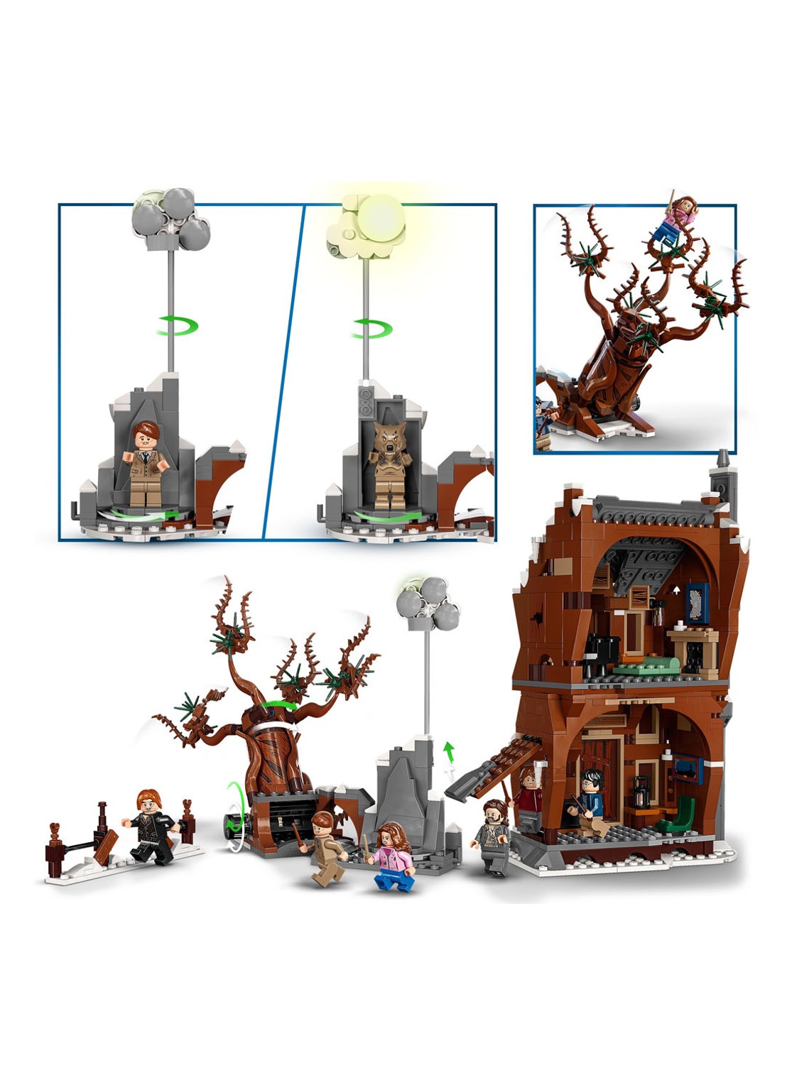 LEGO Het Krijsende Krot & De Beukwilg - 76407 - detail 4 multicolor