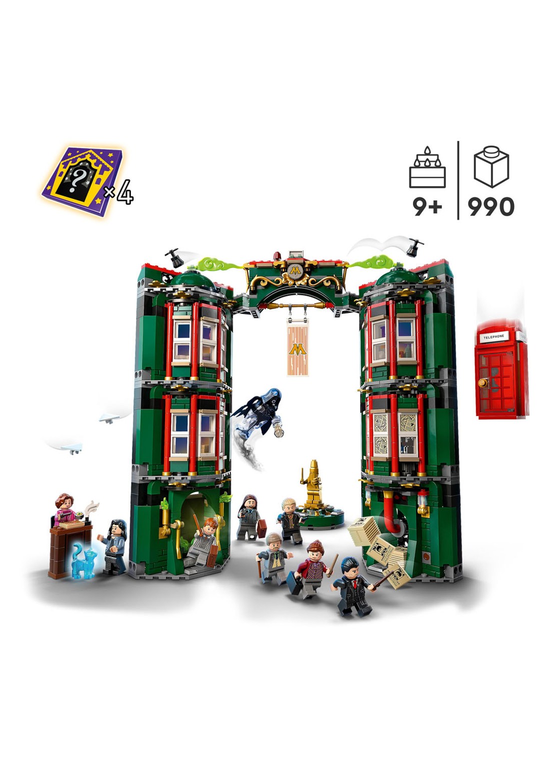 LEGO Het Ministerie van Toverkunst - 76403 - detail 4 multicolor