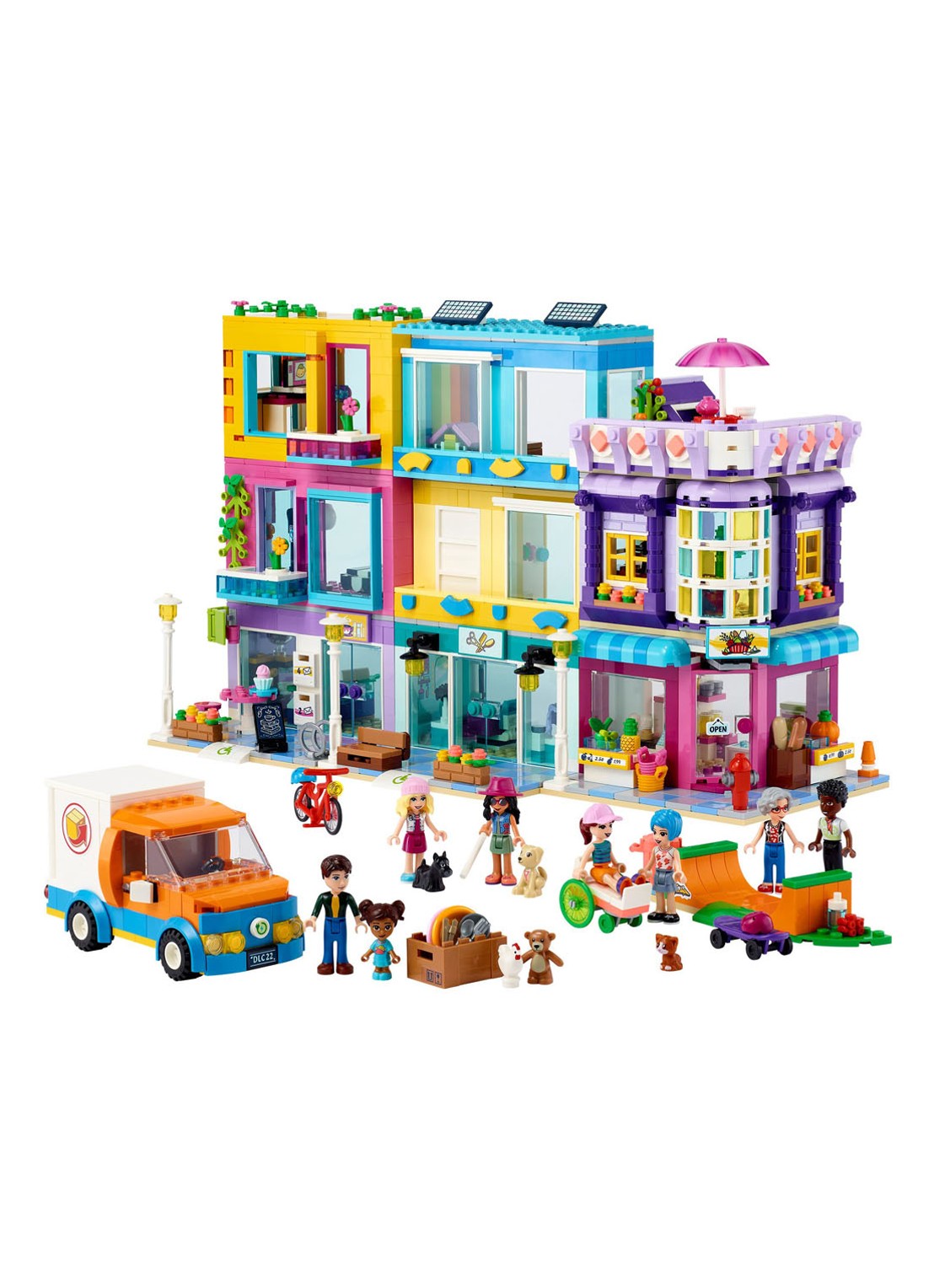 LEGO Hoofdstraatgebouw bouwspeelgoed - 41704 - voorkant 2 multicolor