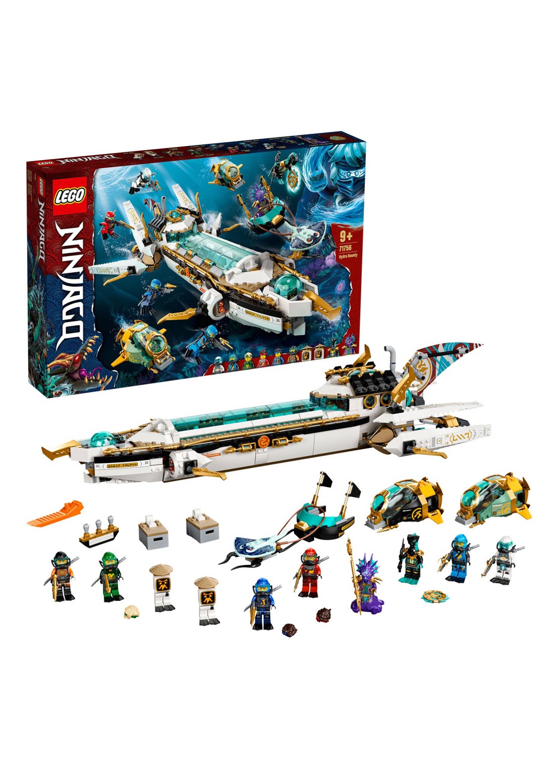 LEGO Hydro Bounty Onderzeeër Set - 71756 - detail 3 multicolor