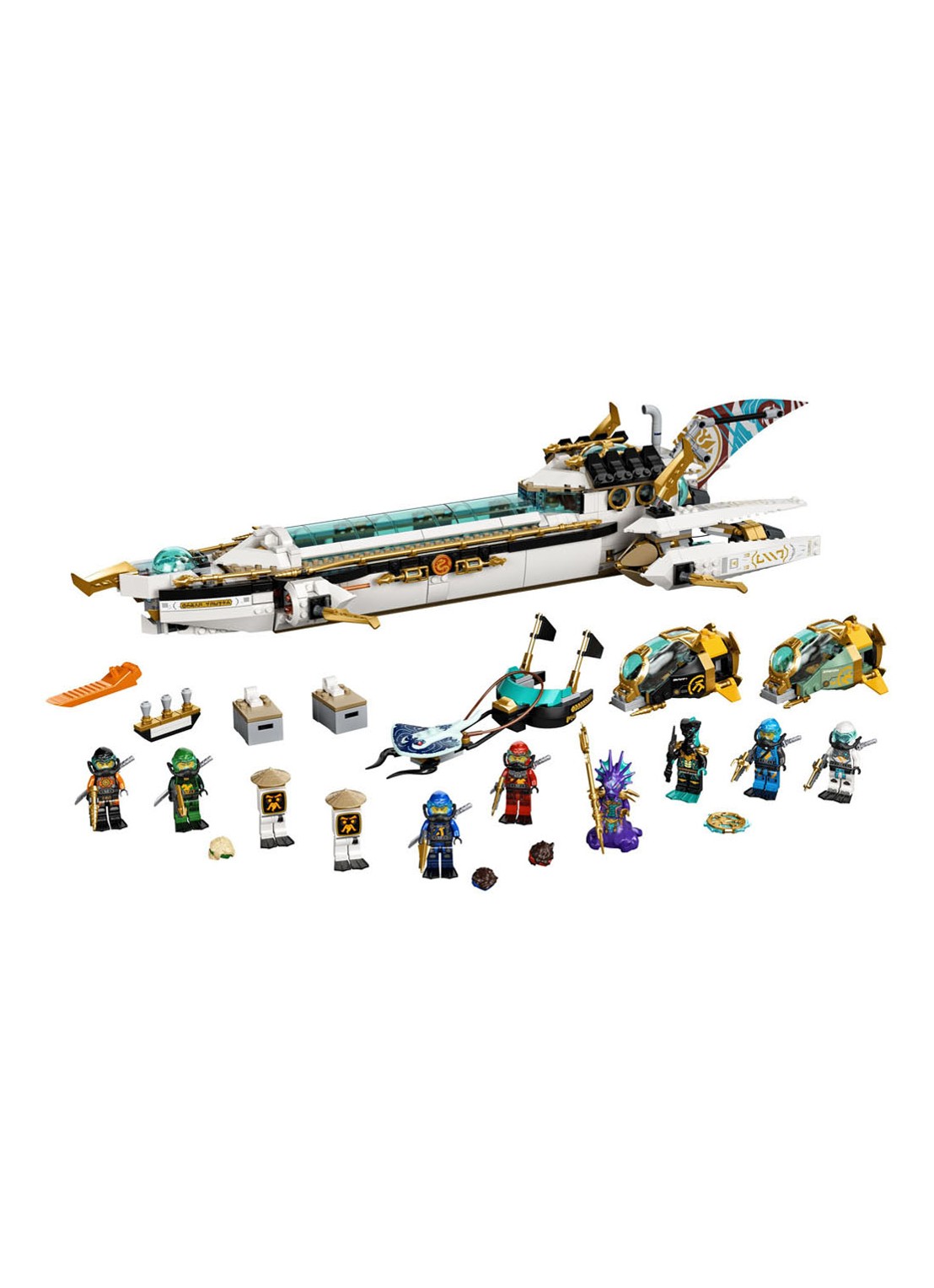 LEGO Hydro Bounty Onderzeeër Set - 71756 - voorkant 2 multicolor