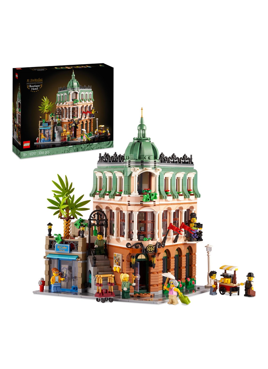LEGO Icons Boetiekhotel - 10297 - detail multicolor