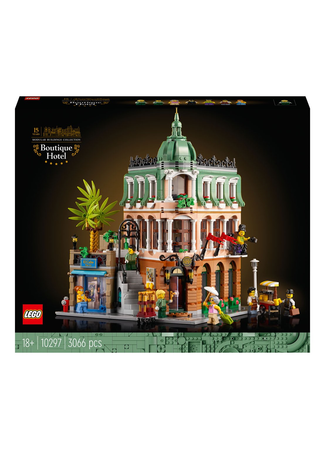 LEGO Icons Boetiekhotel - 10297 - voorkant 6 multicolor