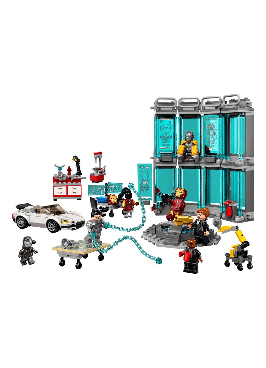 LEGO Iron Man Wapenkamer - 76216 - voorkant 2 multicolor