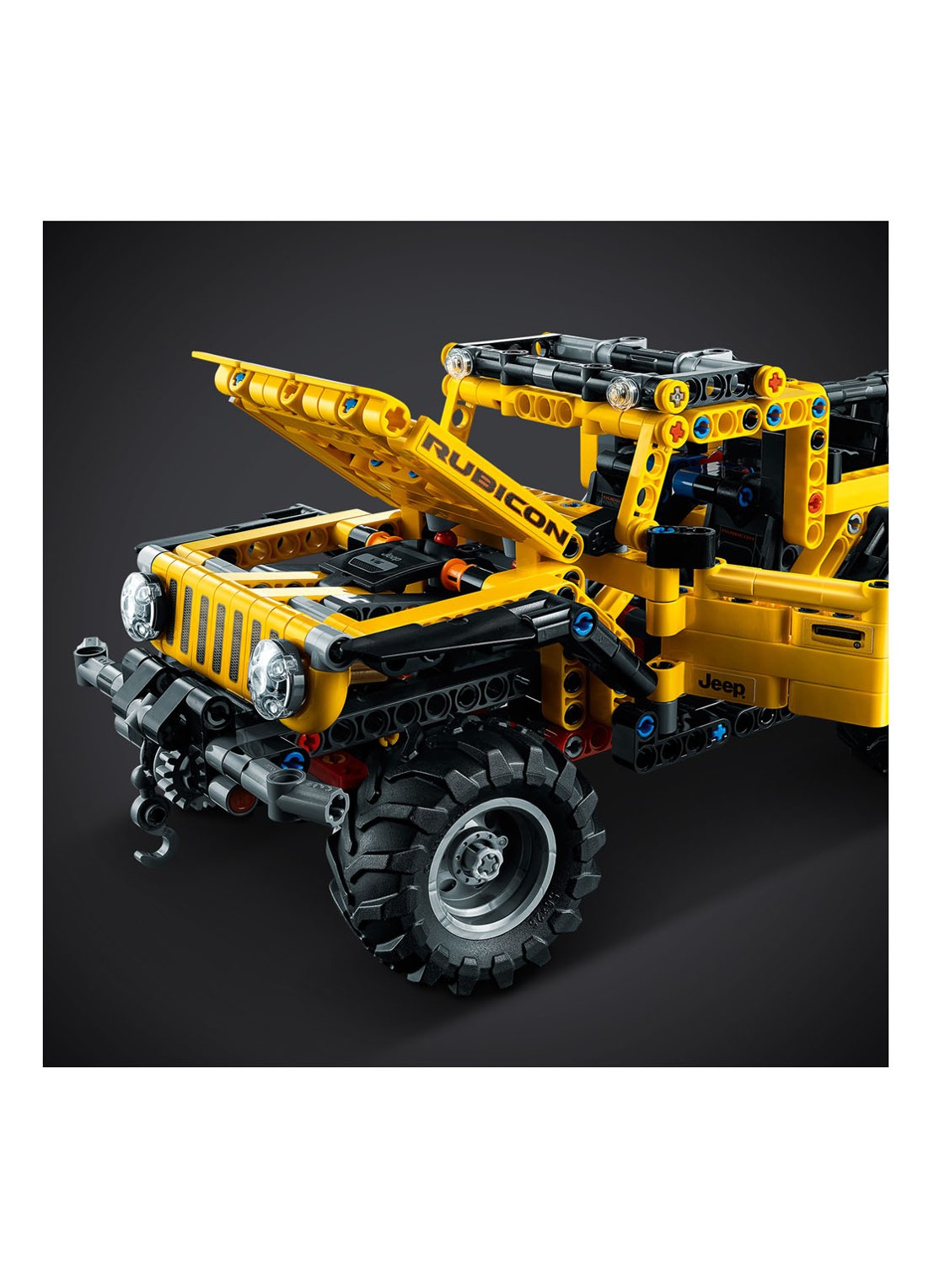 LEGO Jeep Wrangler - 42122 - detail 6 geel