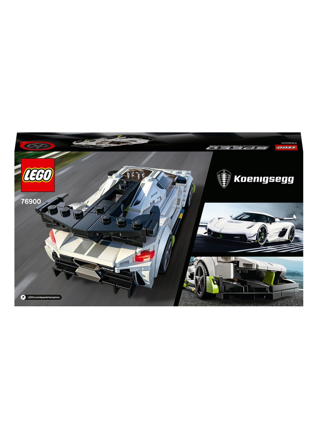 LEGO Koenigsegg Jesko - 76900 - detail 7 wit