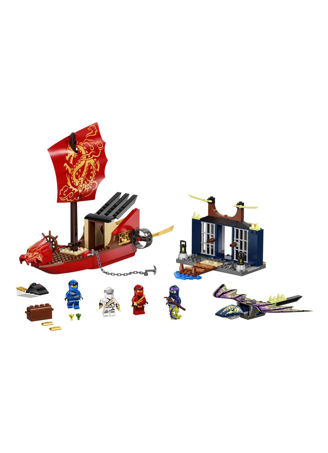 LEGO Legacy Destiny's Bounty Set - 71749 - voorkant 2 rood