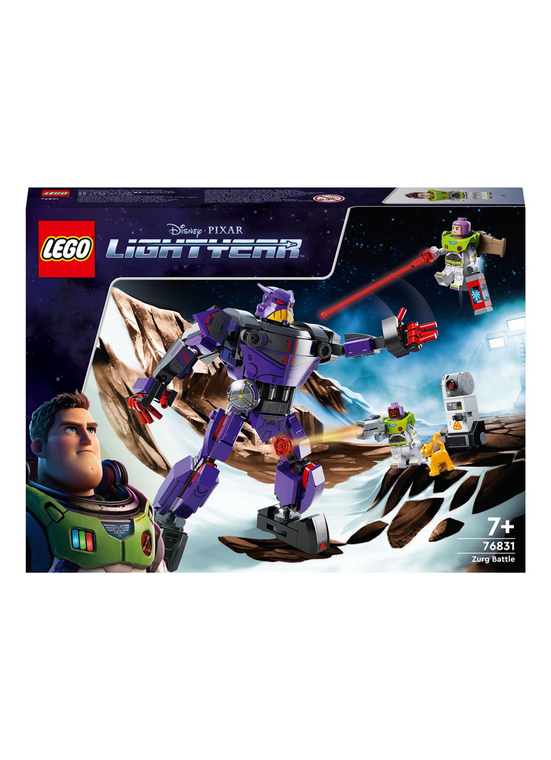LEGO Lightyear Gevecht met Zurg - 76831 - voorkant multicolor