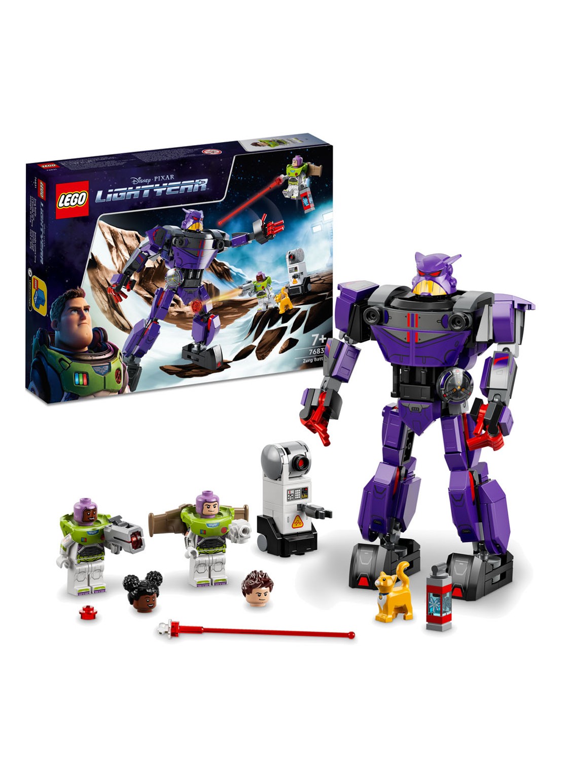 LEGO Lightyear Gevecht met Zurg - 76831 - voorkant 2 multicolor