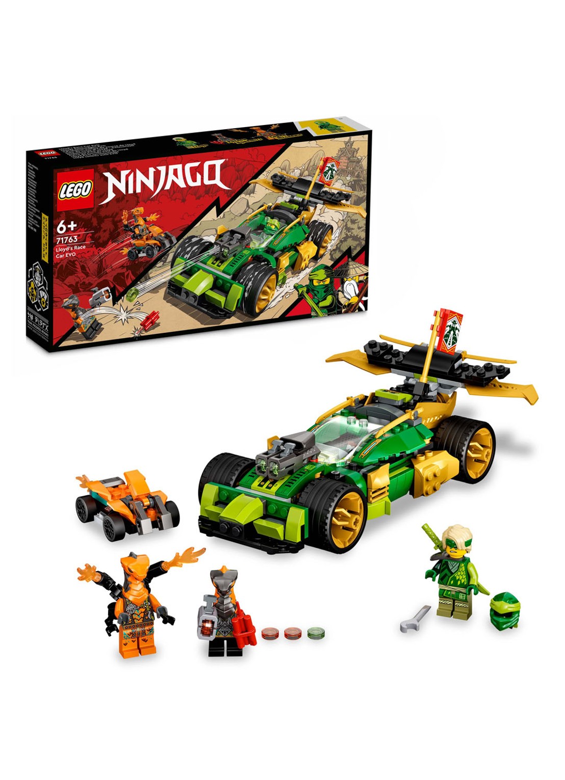 LEGO Lloyd's Racewagen EVO bouwspeelgoed - 71763 - detail 3 multicolor