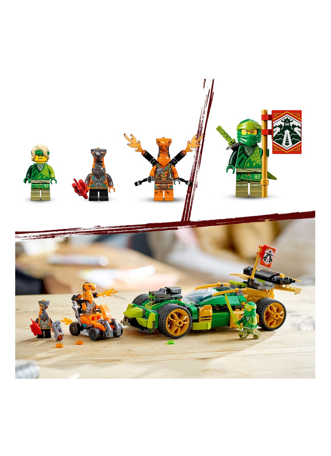 LEGO Lloyd's Racewagen EVO bouwspeelgoed - 71763 - detail 7 multicolor
