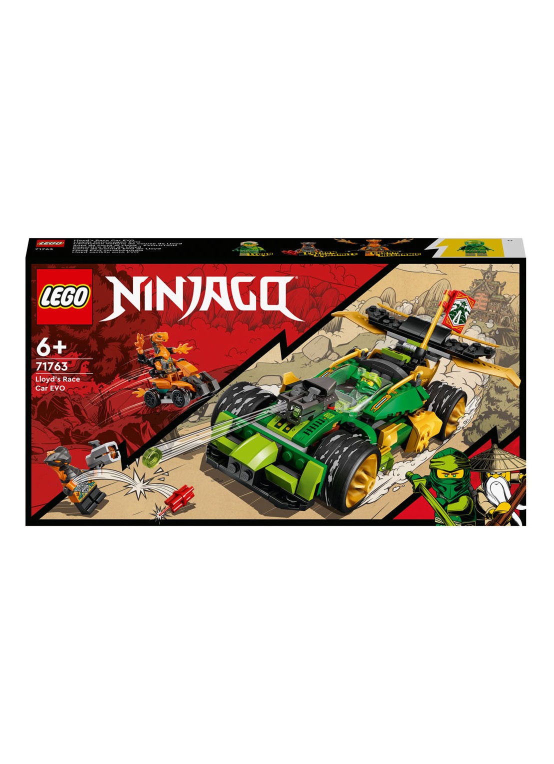 LEGO Lloyd's Racewagen EVO bouwspeelgoed - 71763 - voorkant multicolor