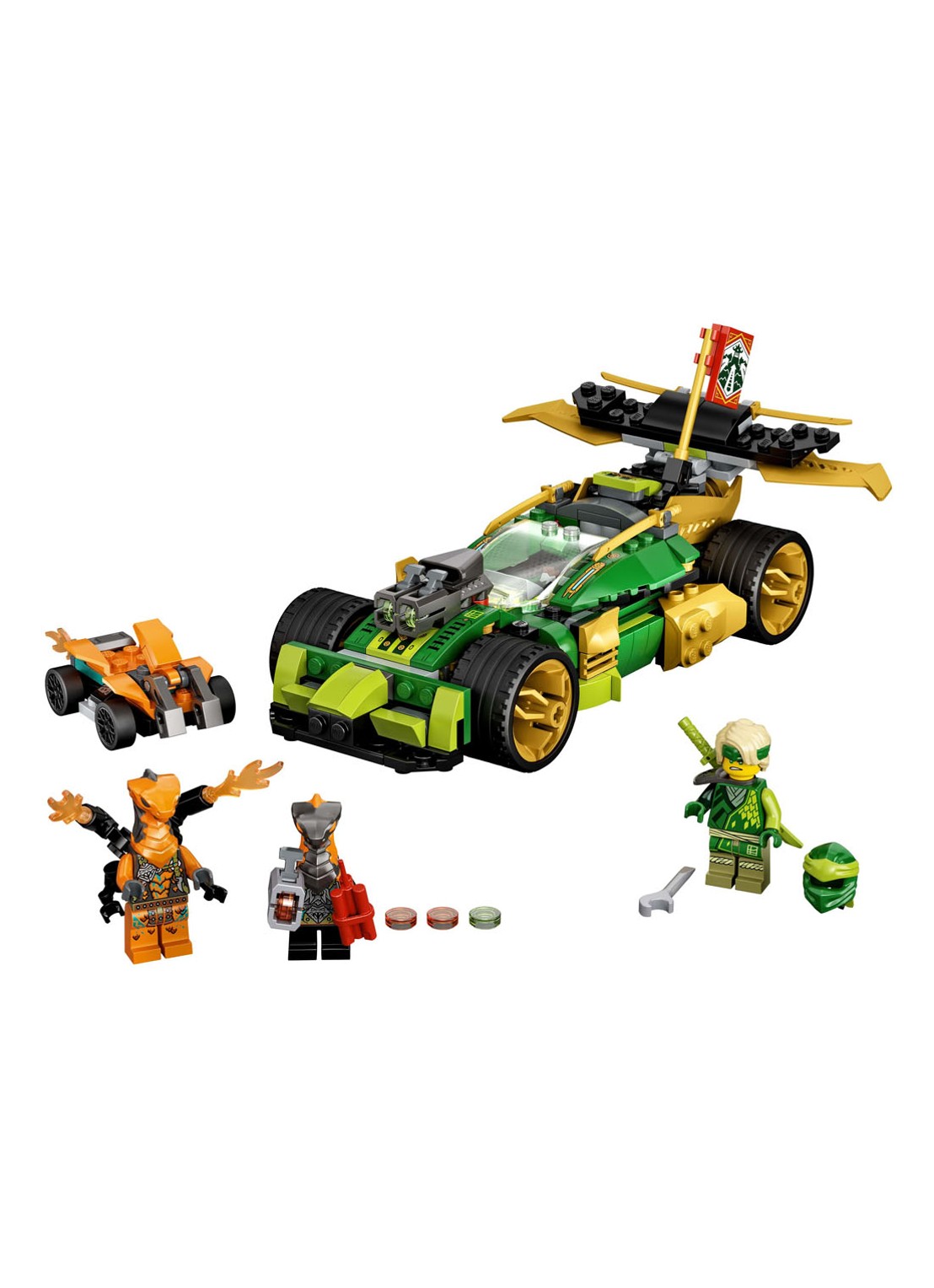 LEGO Lloyd's Racewagen EVO bouwspeelgoed - 71763 - voorkant 2 multicolor