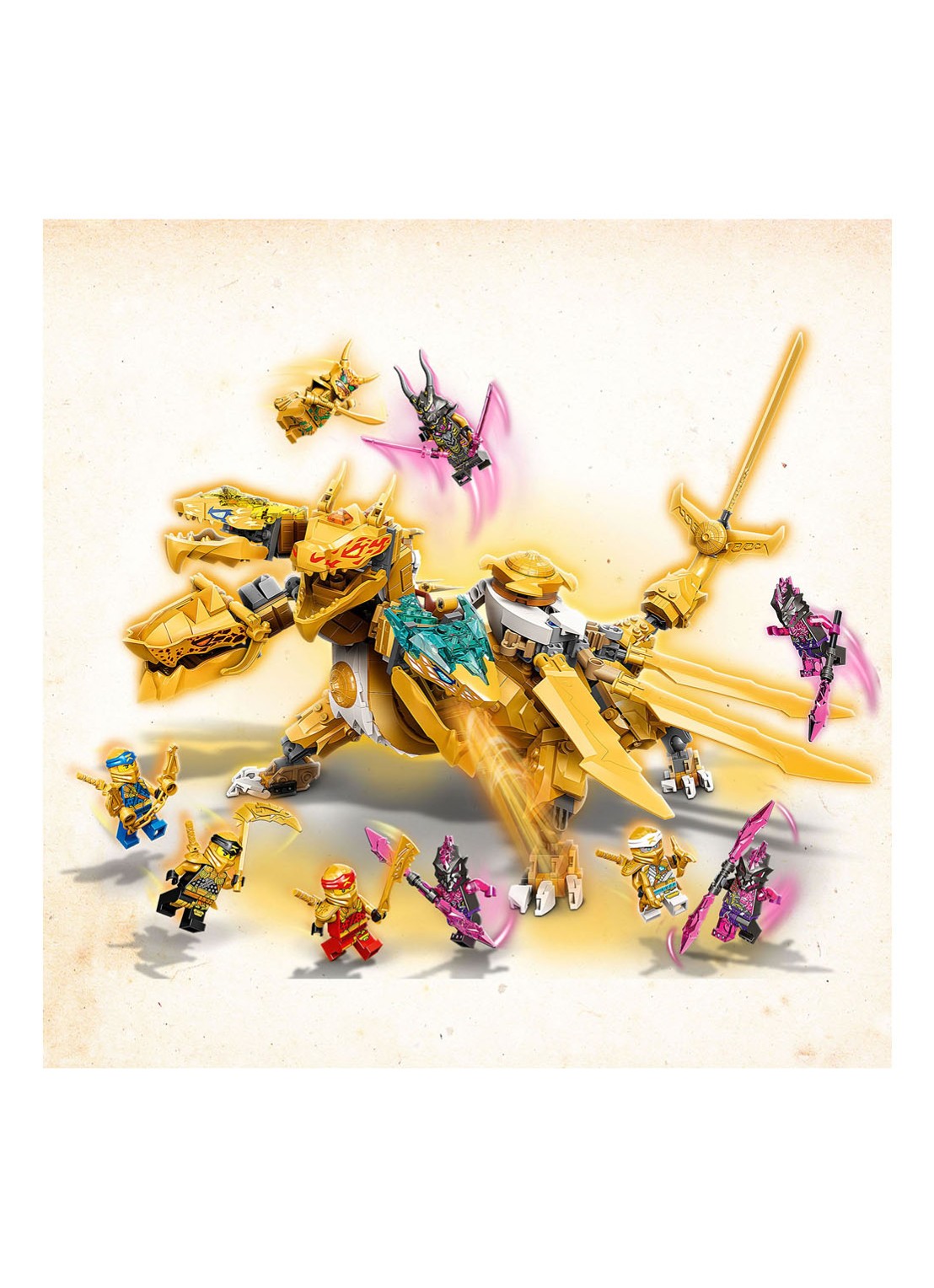 LEGO Lloyds gouden ultra draak - 71774 - detail 4 multicolor