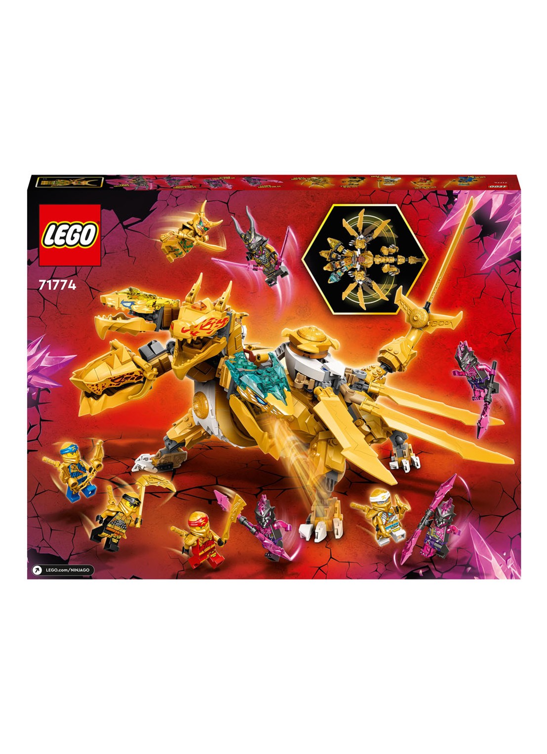 LEGO Lloyds gouden ultra draak - 71774 - detail 7 multicolor