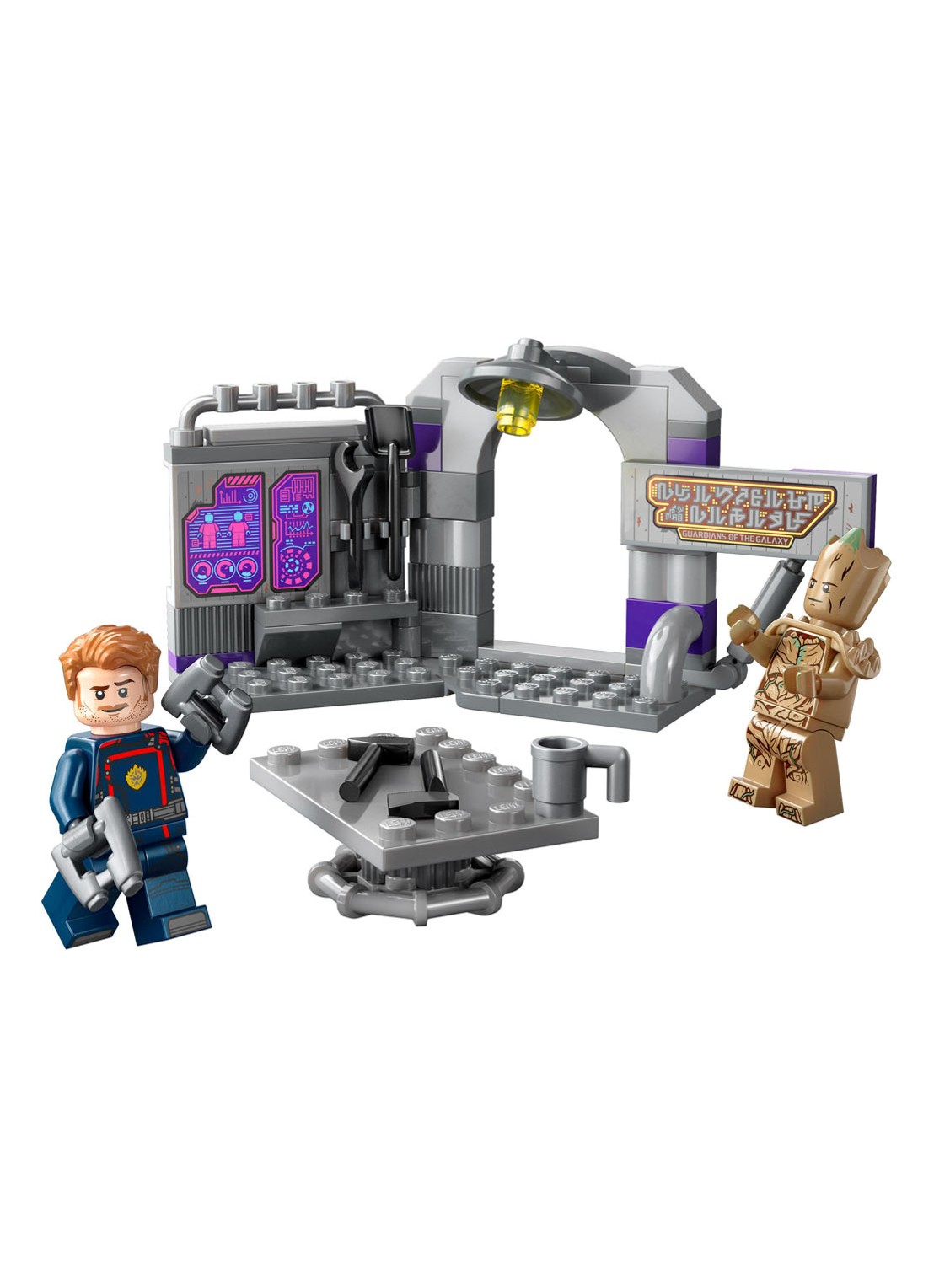 LEGO Marvel Guardians of the Galaxy hoofdkwartier bouwset - 76253 - detail 4 multicolor