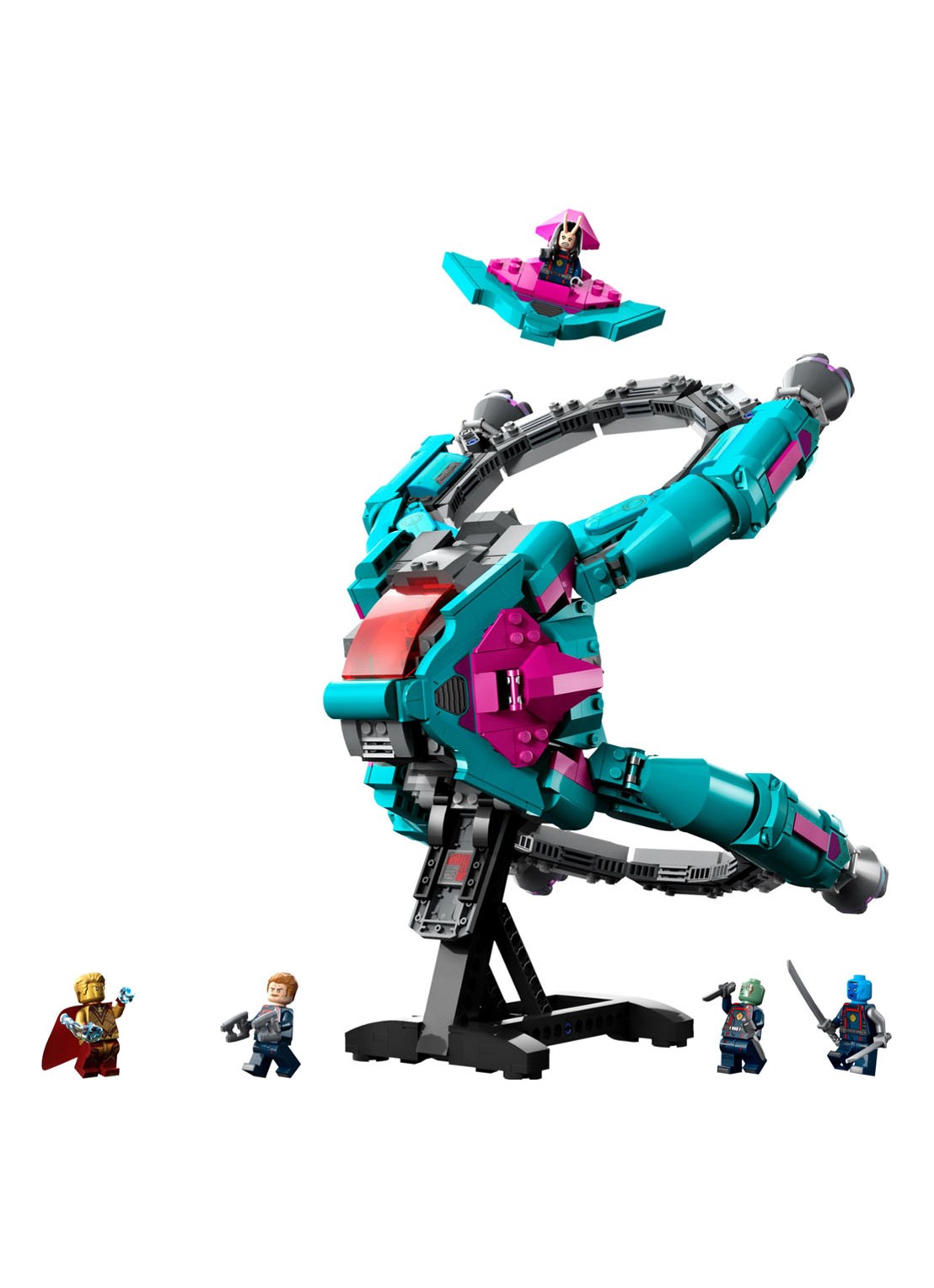 LEGO Marvel Guardians of the Galaxy schip - 76255 - detail multicolor
