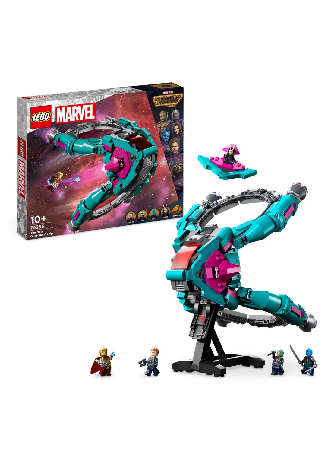 LEGO Marvel Guardians of the Galaxy schip - 76255 - voorkant 4 multicolor