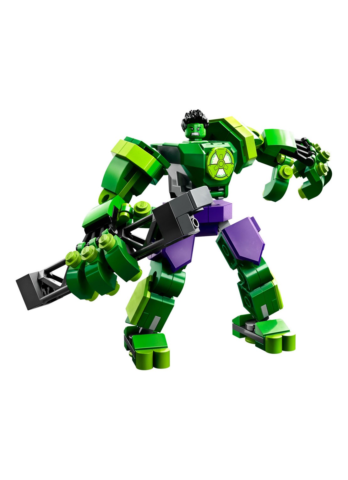 LEGO Marvel Hulk mechapantser Constructie Speelset - 76241 - achterkant multicolor