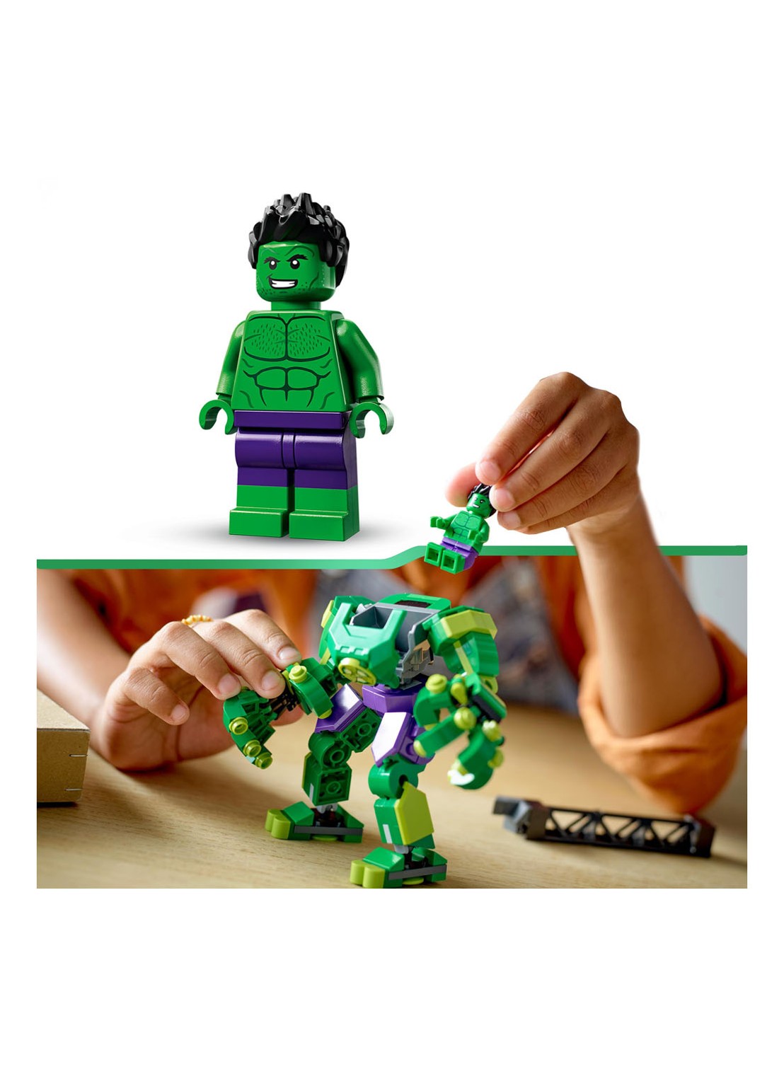 LEGO Marvel Hulk mechapantser Constructie Speelset - 76241 - detail 5 multicolor