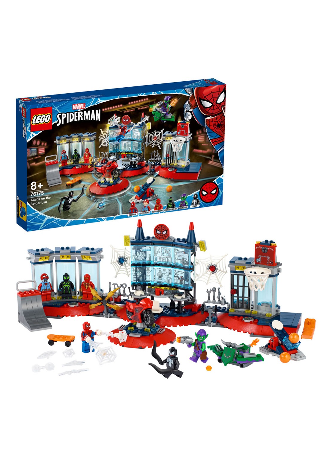 LEGO Marvel Super Heroes Aanval op de Spider schuilplaats - 76175 - detail 3 blauw