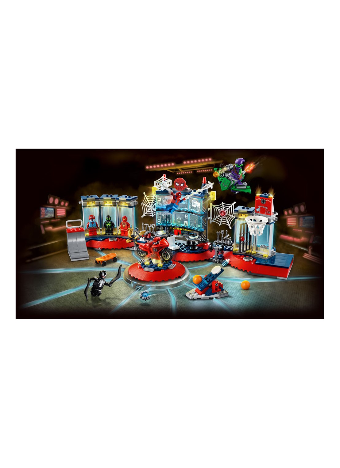 LEGO Marvel Super Heroes Aanval op de Spider schuilplaats - 76175 - detail 4 blauw