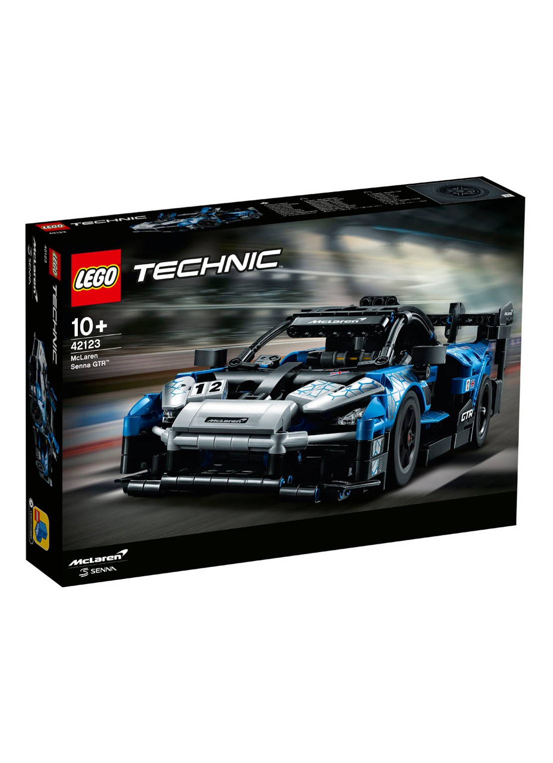 LEGO McLaren Senna GTR - 42123 - voorkant 2 blauw