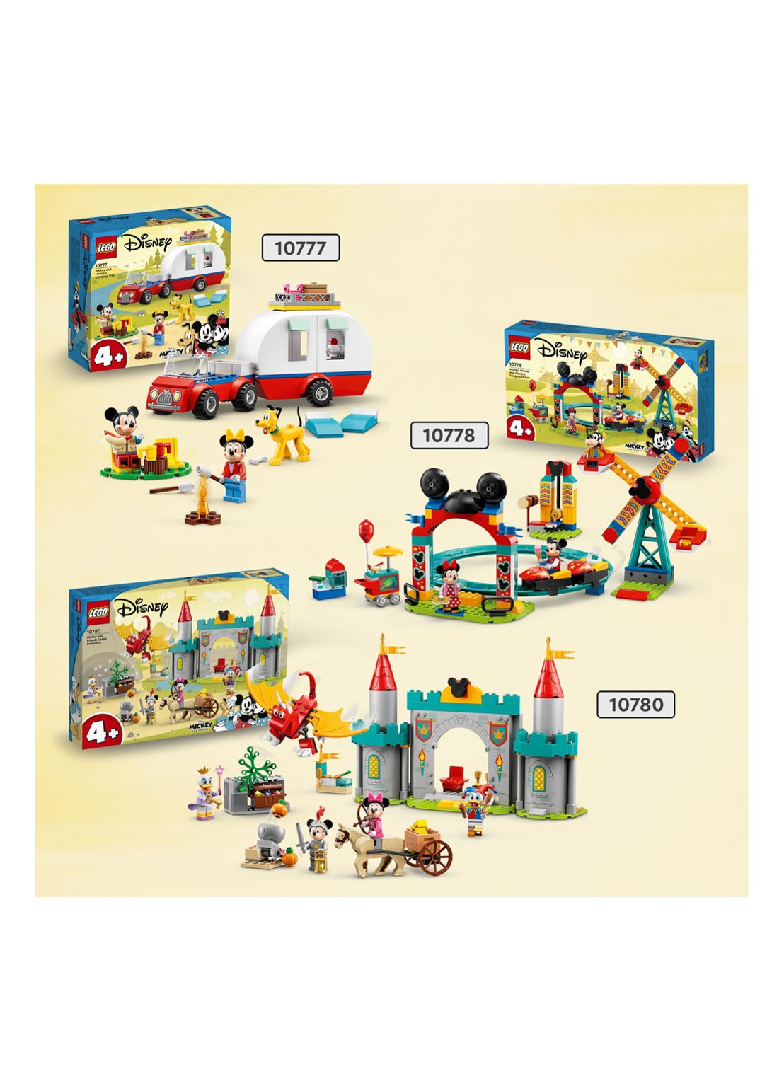 LEGO Mickey, Minnie and Goofy kermisplezier - 10778 - detail 2 multicolor