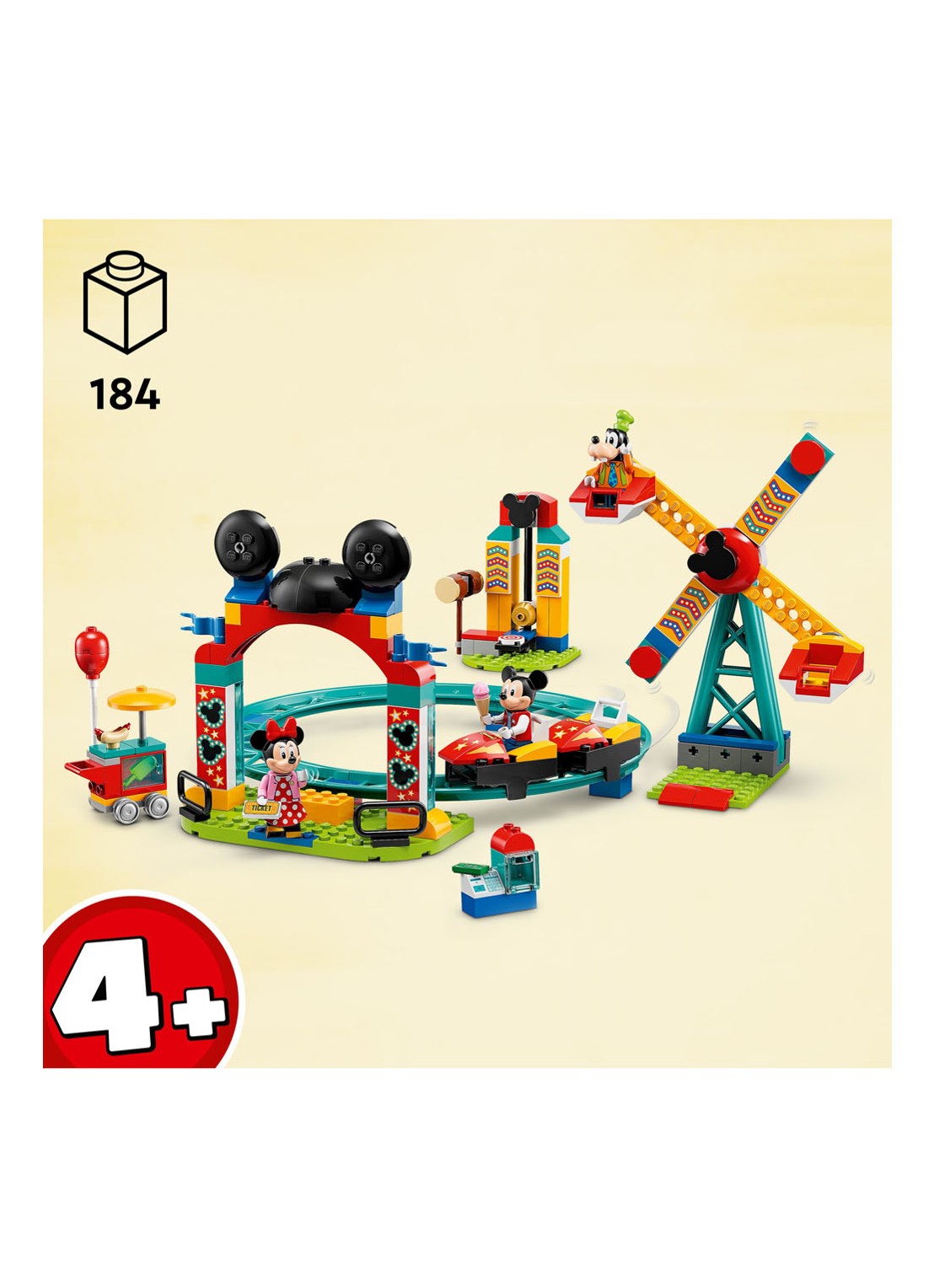 LEGO Mickey, Minnie and Goofy kermisplezier - 10778 - detail 3 multicolor