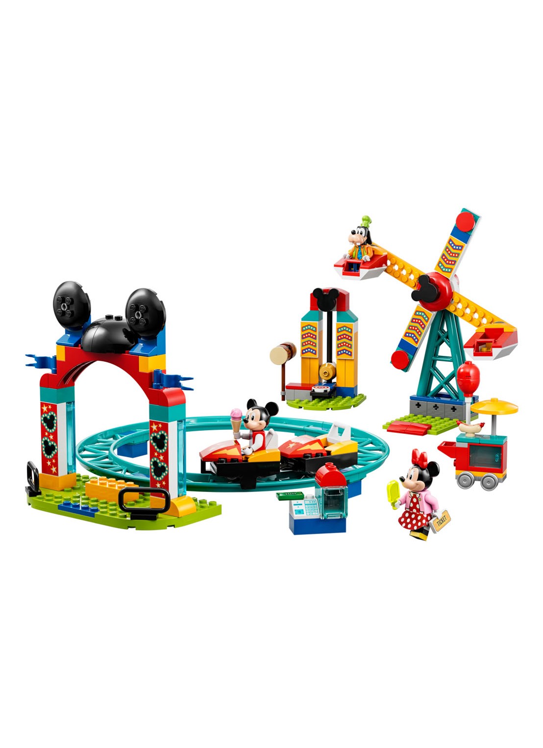 LEGO Mickey, Minnie and Goofy kermisplezier - 10778 - voorkant 7 multicolor