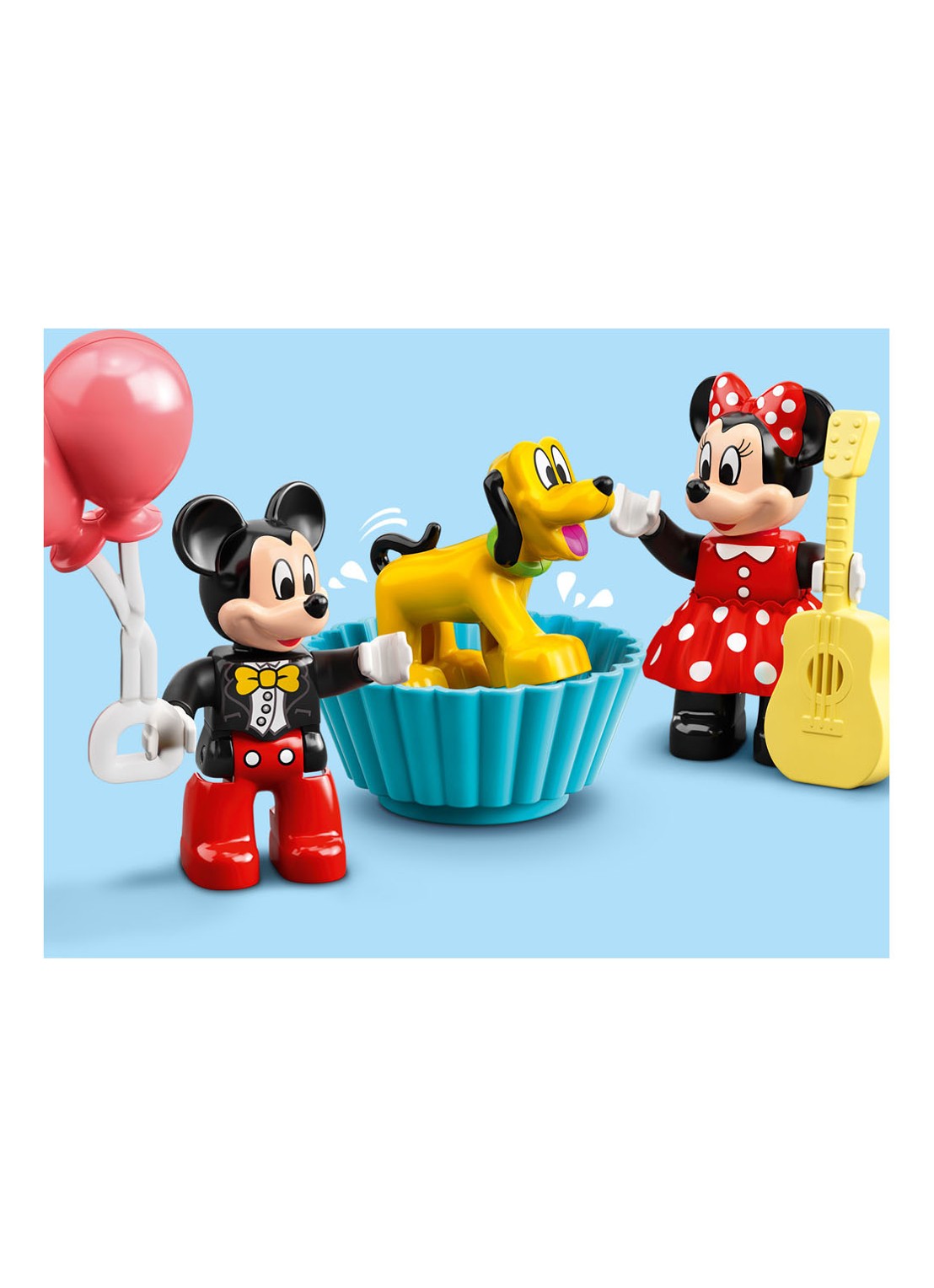 LEGO Mickey & Minnie Verjaardagstrein - bouwset 10941 - detail 5 steenrood