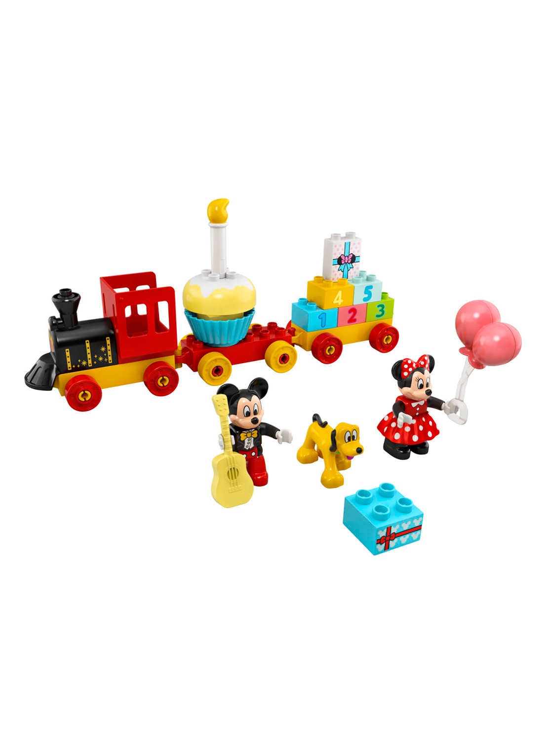 LEGO Mickey & Minnie Verjaardagstrein - bouwset 10941 - voorkant 7 steenrood