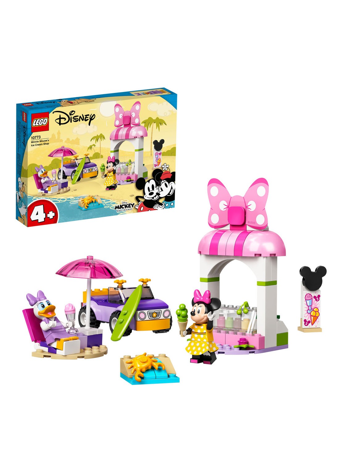 LEGO Mickey Mouse Minnie Mouse ijssalon - 10773 - detail 3 roze