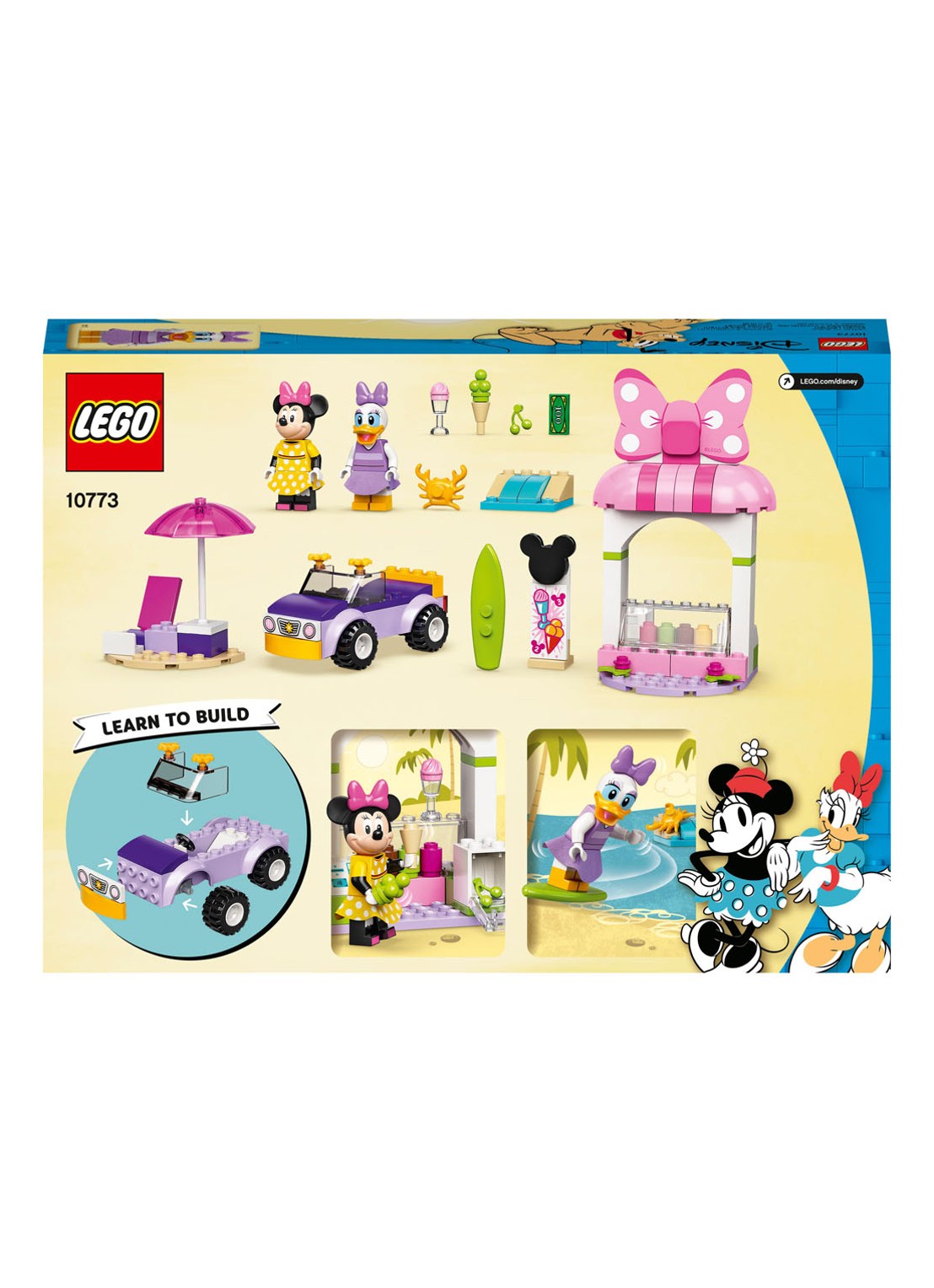 LEGO Mickey Mouse Minnie Mouse ijssalon - 10773 - detail 7 roze