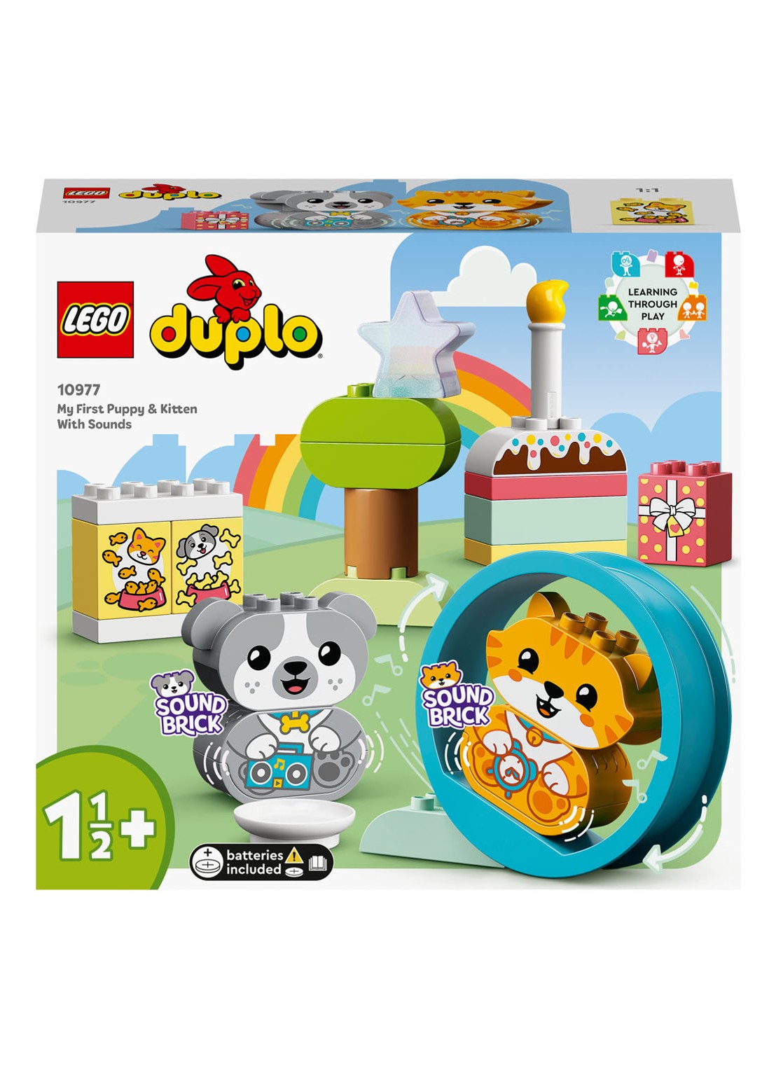 LEGO Mijn eerste puppy en kitten met geluid - 10977 - voorkant 6 multicolor