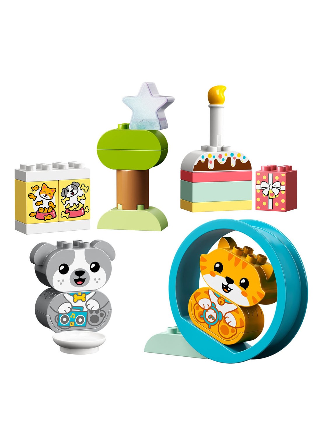 LEGO Mijn eerste puppy en kitten met geluid - 10977 - voorkant 7 multicolor