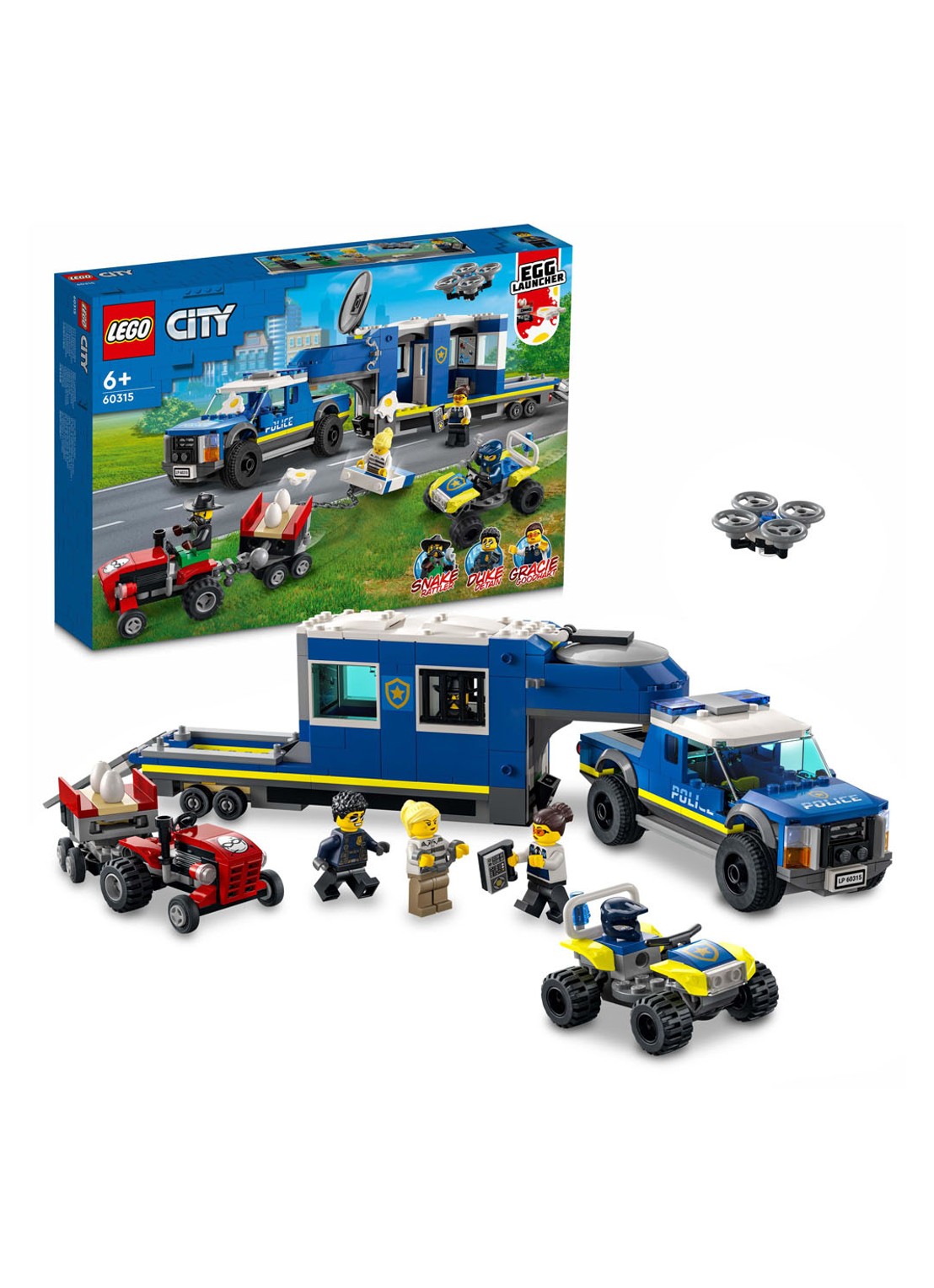 LEGO Mobiele Commandowagen Politie bouwspeelgoed - 60315 - detail 3 multicolor