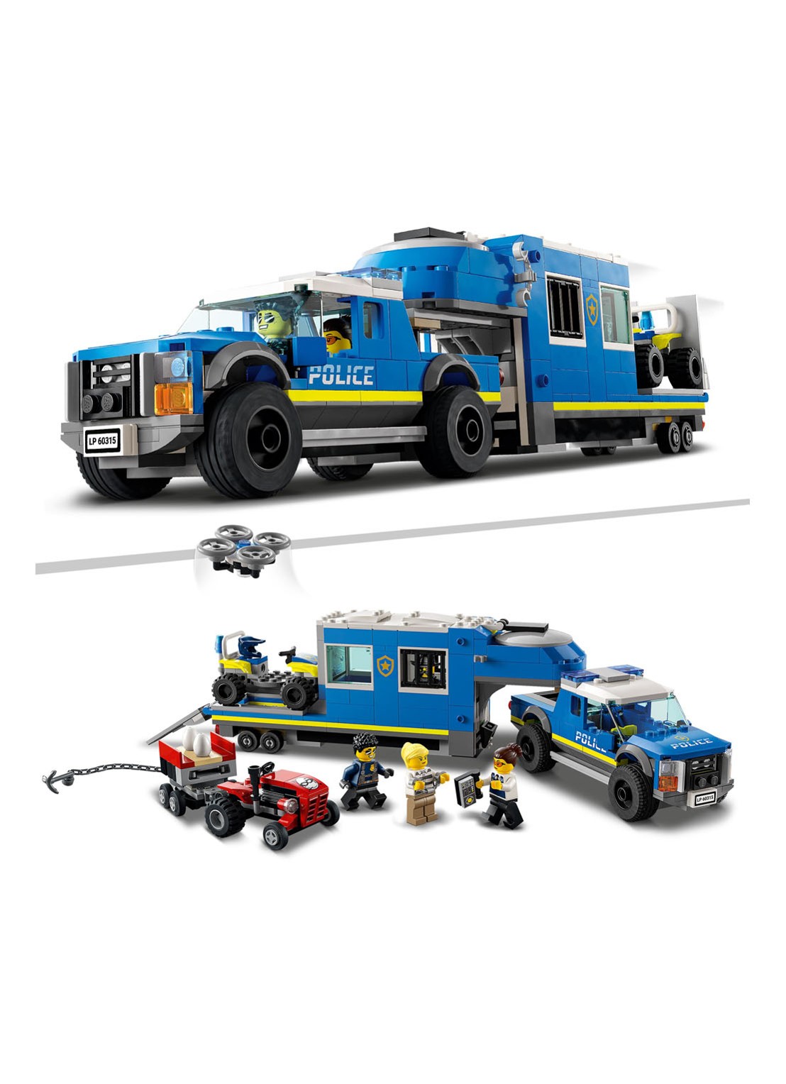 LEGO Mobiele Commandowagen Politie bouwspeelgoed - 60315 - detail 7 multicolor