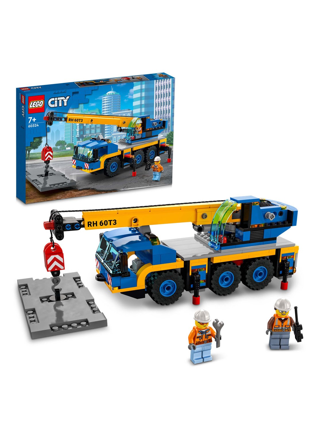 LEGO Mobiele Kraan bouwspeelgoed - 60324 - detail multicolor