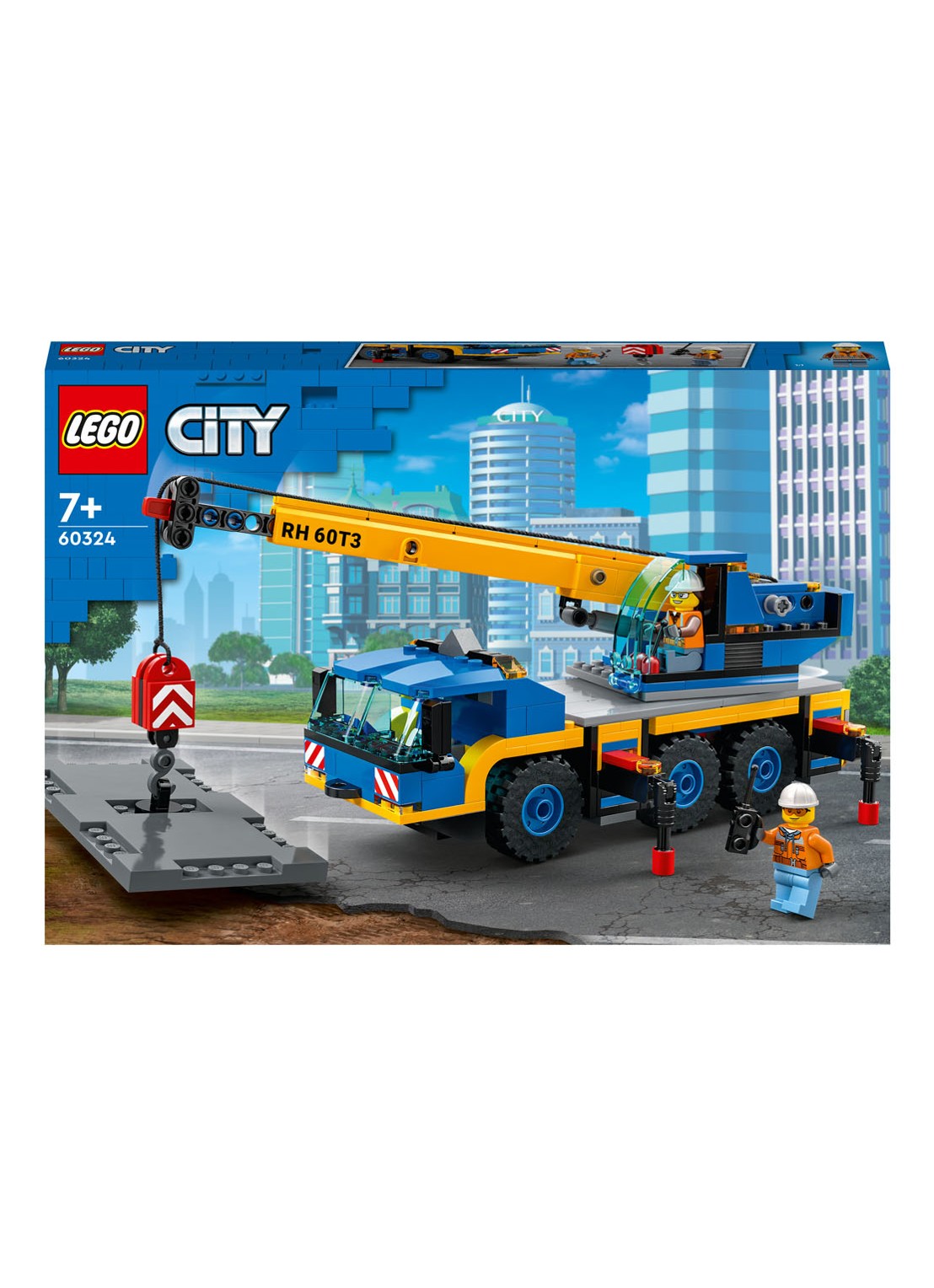 LEGO Mobiele Kraan bouwspeelgoed - 60324 - voorkant 6 multicolor
