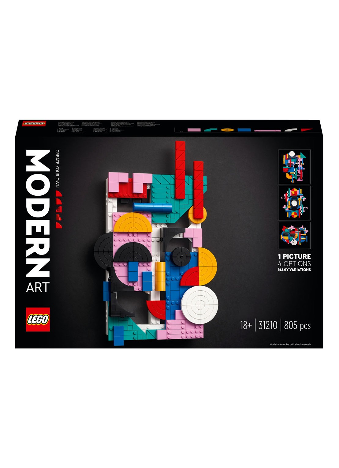 LEGO Modern art - bouwset 31210 - voorkant 6 undefined