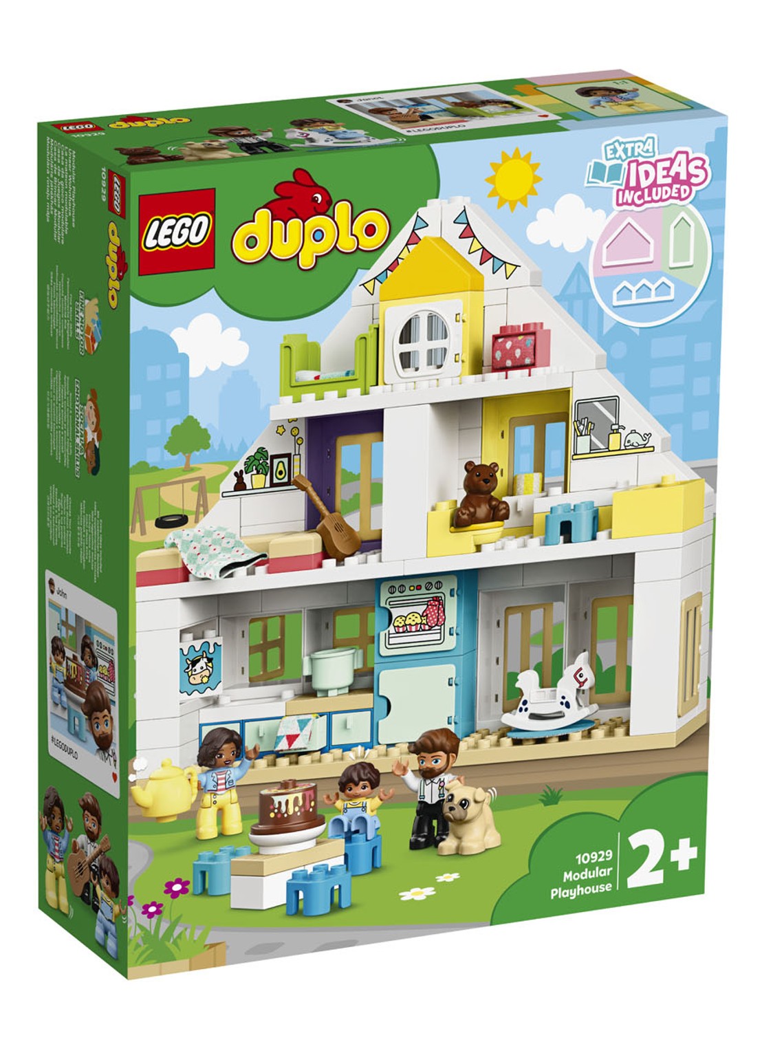 LEGO Modulair speelhuis - 10929 - voorkant 2 wit