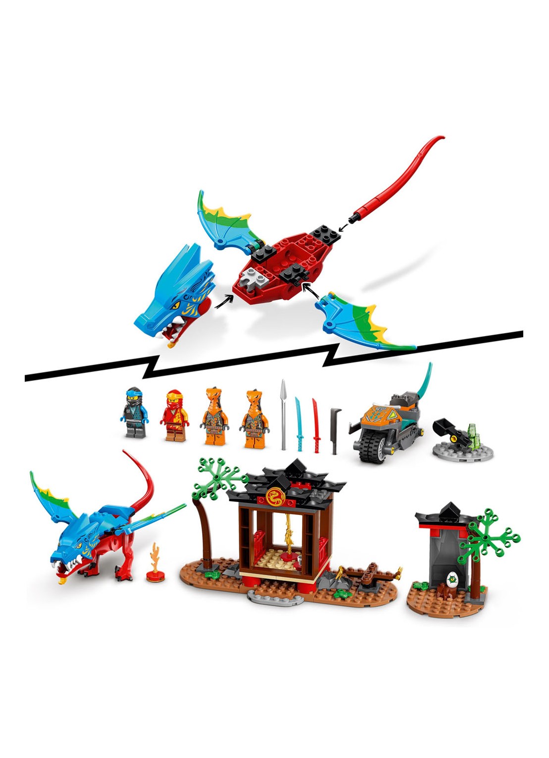 LEGO Ninja Dragon Temple - 71759 - detail 5 multicolor