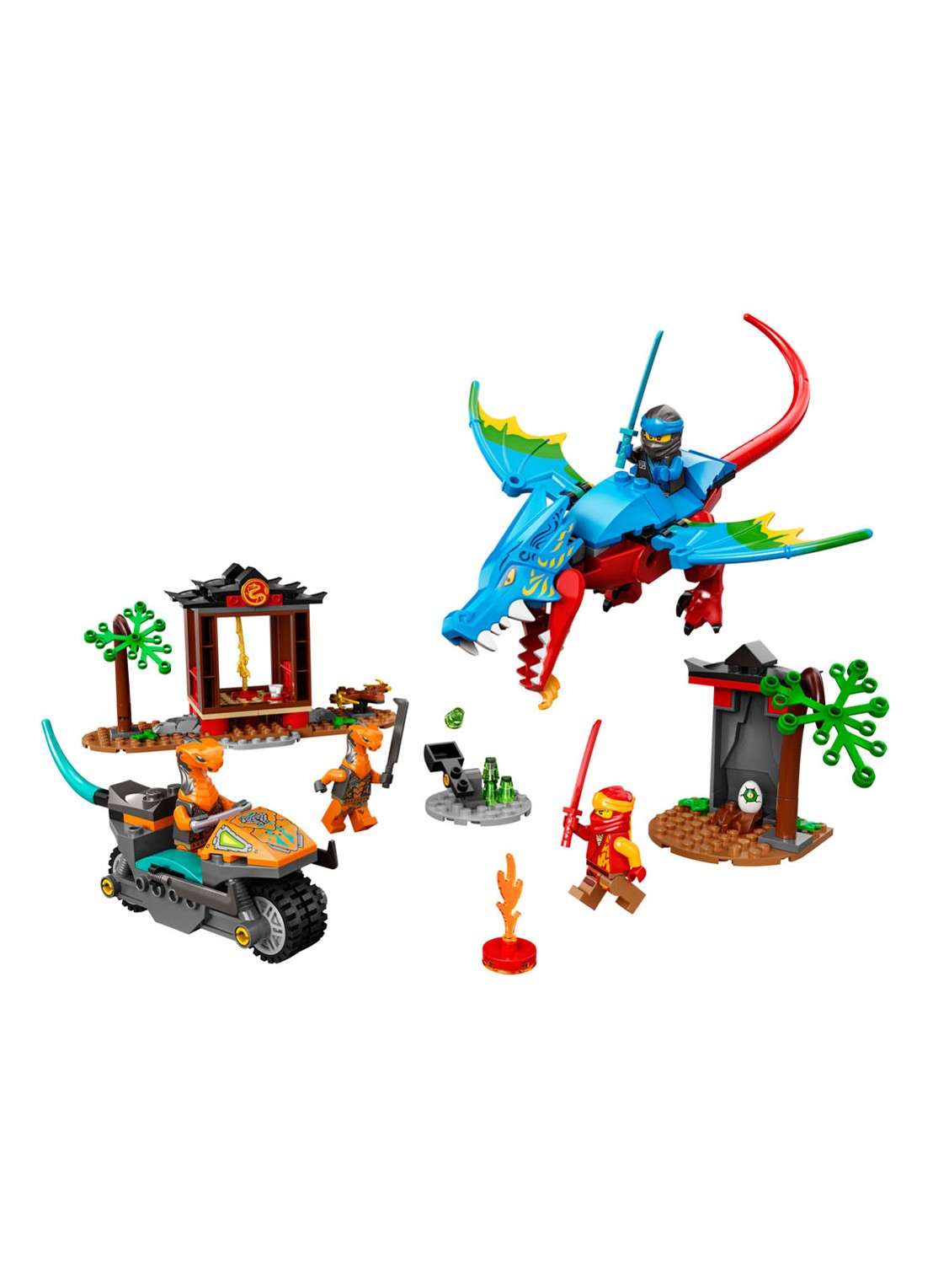 LEGO Ninja Dragon Temple - 71759 - voorkant 2 multicolor