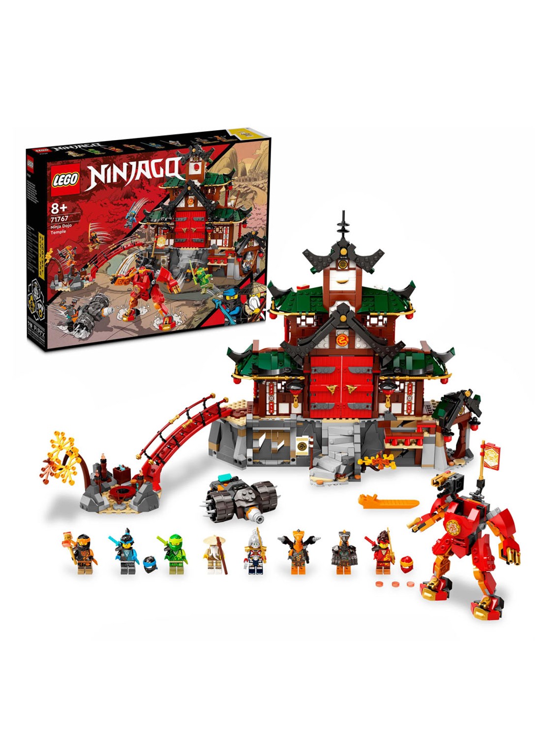 LEGO Ninjadojo Tempel bouwspeelgoed - 71767 - detail 3 multicolor